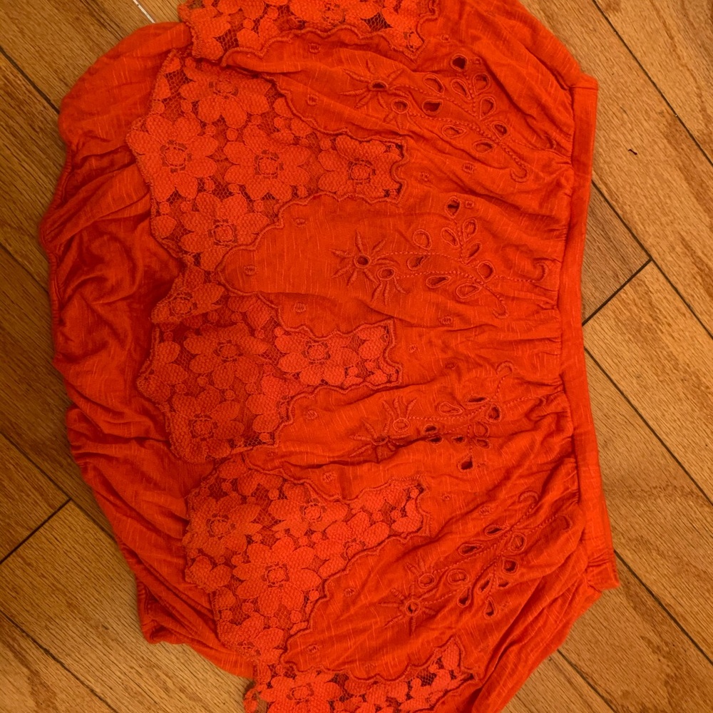 Free people orange top small NWT!! - Picture 4 of 5